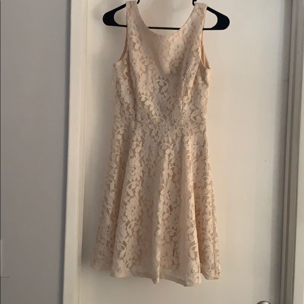 Pretty cream colored dress